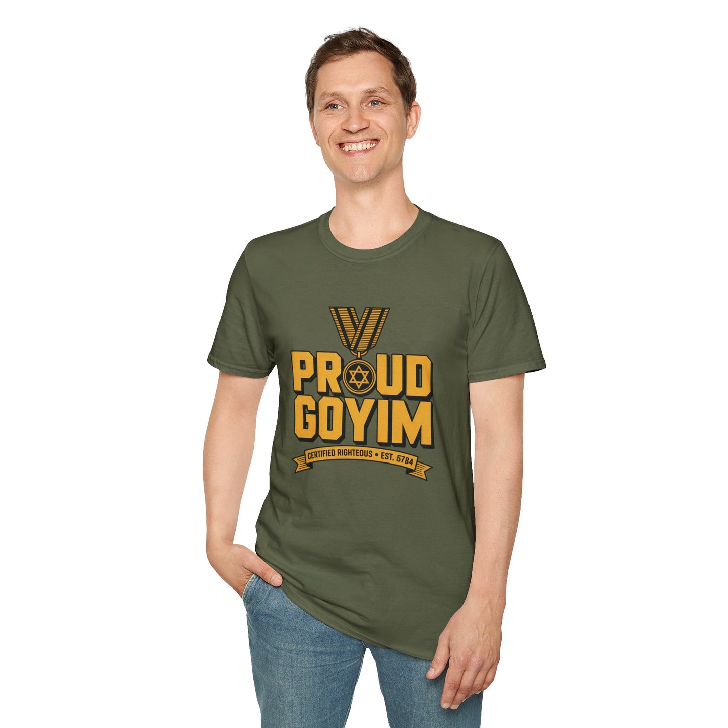 Proud Goyim T-Shirt  -Gold Medal Nations