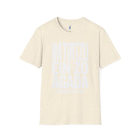 Im Tirtzu Ein Zo Agada T-Shirt- Herzl 1896 Zionist Quote view 4