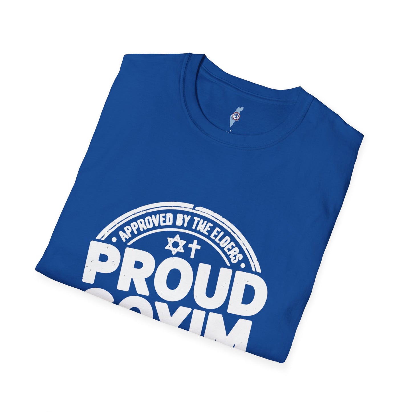 Proud Goyim T-Shirt — Bold Vintage Stamp Design