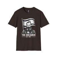 The Dreamer - Herzl Portrait & Flag T-Shirt view 2