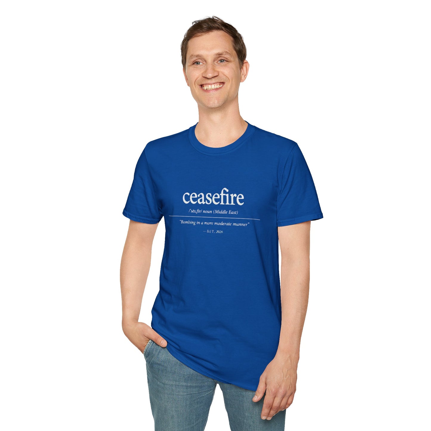 Ceasefire Definition T-Shirt — Middle East Peace Quote Tee