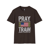 Pray & Train Tee — Faith Meets Effort view 2