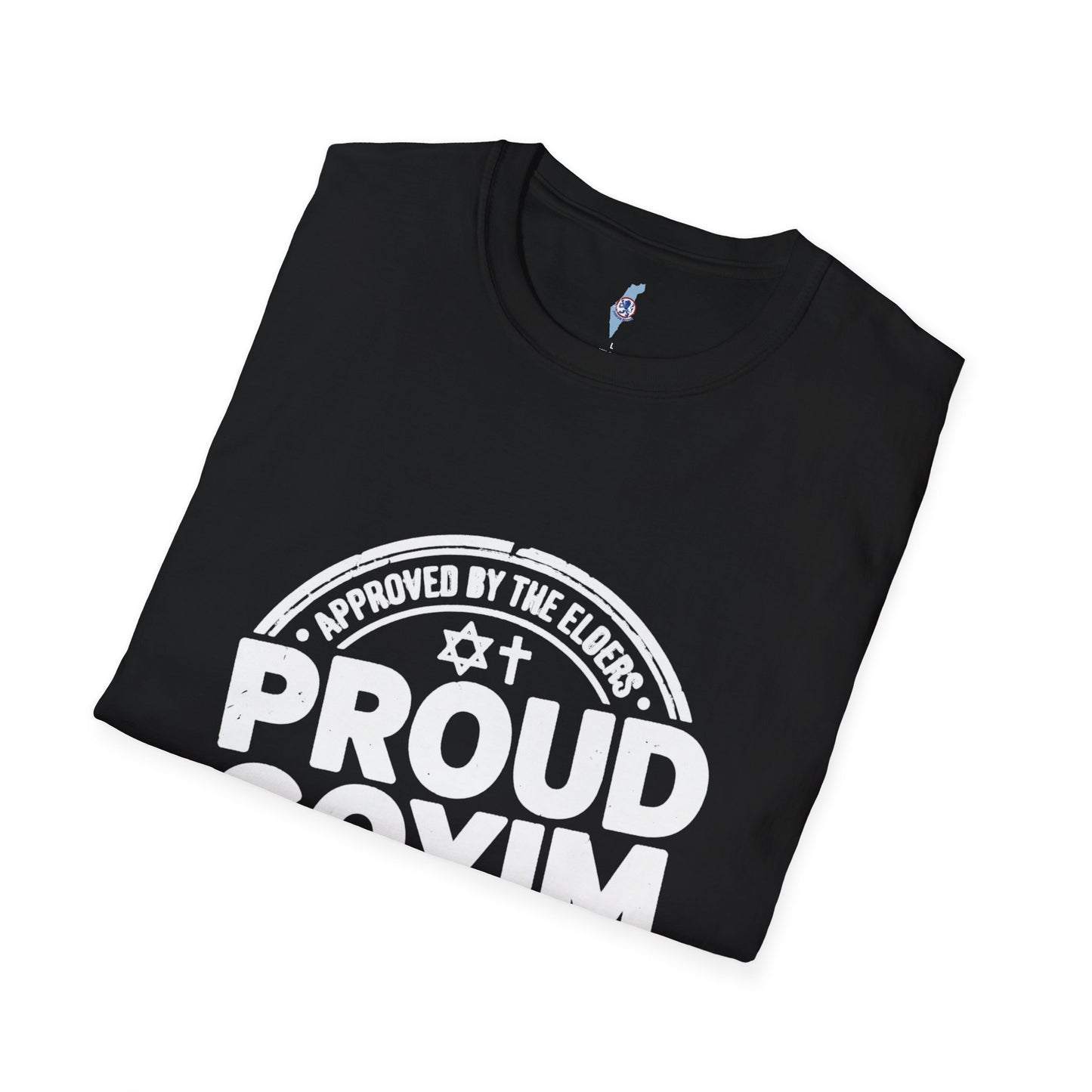 Proud Goyim T-Shirt — Bold Vintage Stamp Design