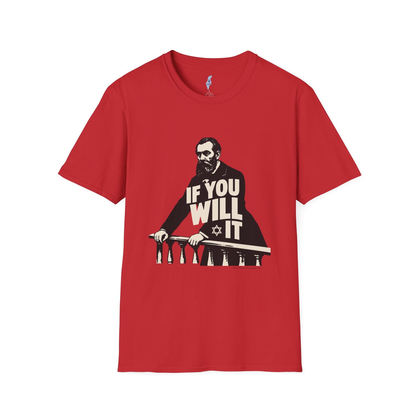 If You Will It — Herzl Quote Tee (Variant Edition)