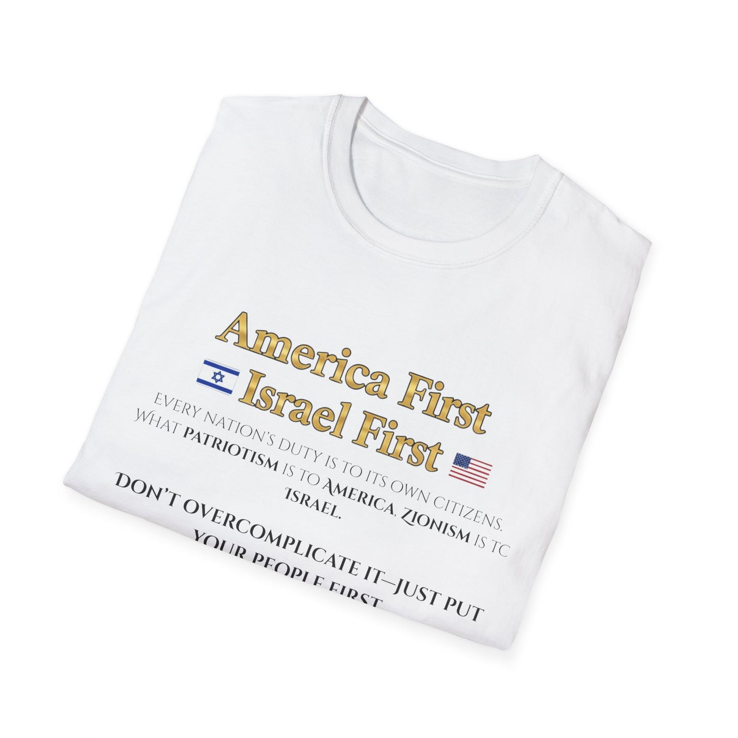 Simplify- "America First | Israel First" Vol 1