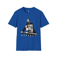 If You Will It — Herzl Quote Tee (Variant Edition) view 4