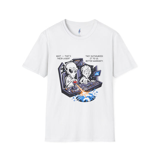 Alien's Tee- "Outsourced Our Laser"