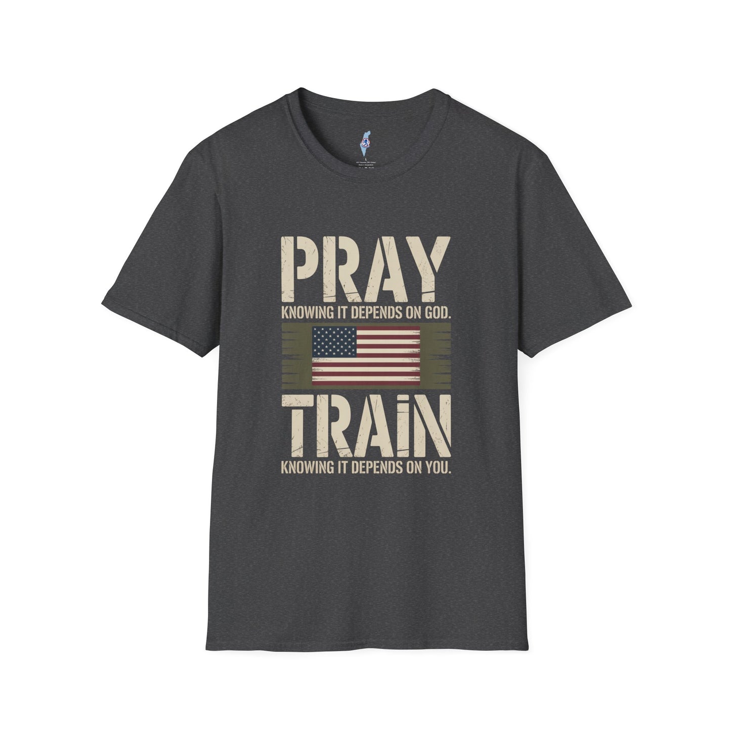 Pray & Train Tee — Faith Meets Effort