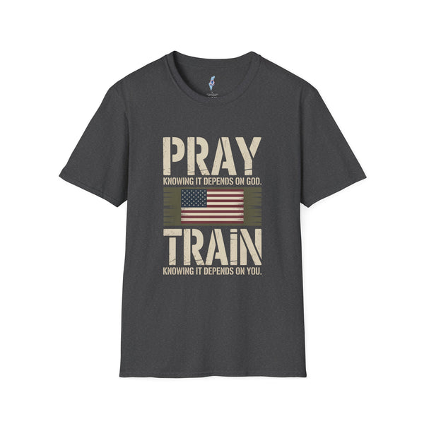 Pray & Train Tee — Faith Meets Effort