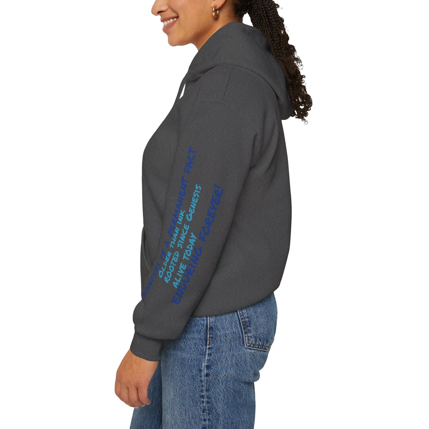 Lion of Zion Revival Hoodie — 'Revival' Lion Emblem White Pullover