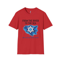 River to the Sea Israel Version Tee view 5