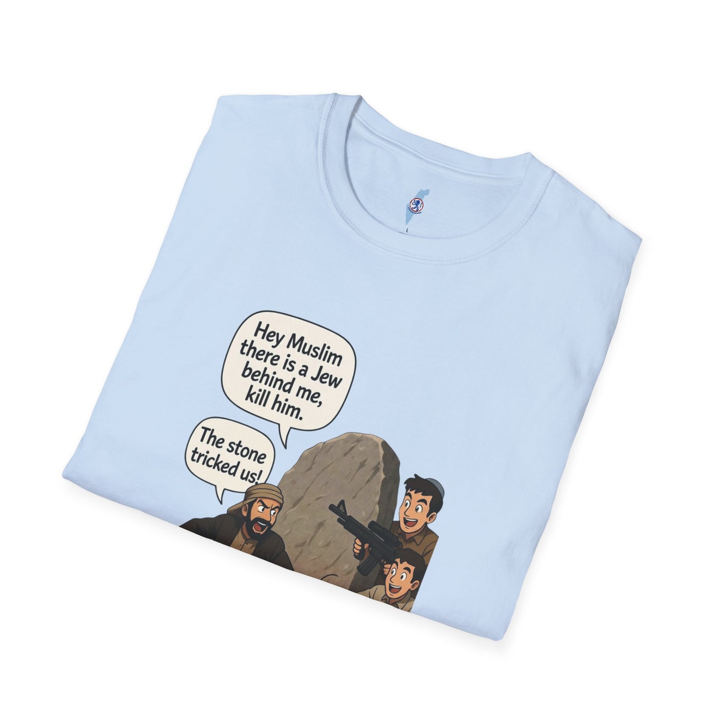 The Tricky Stone- Graphic T-Shirt — Zionism Revival Illustrated Tee