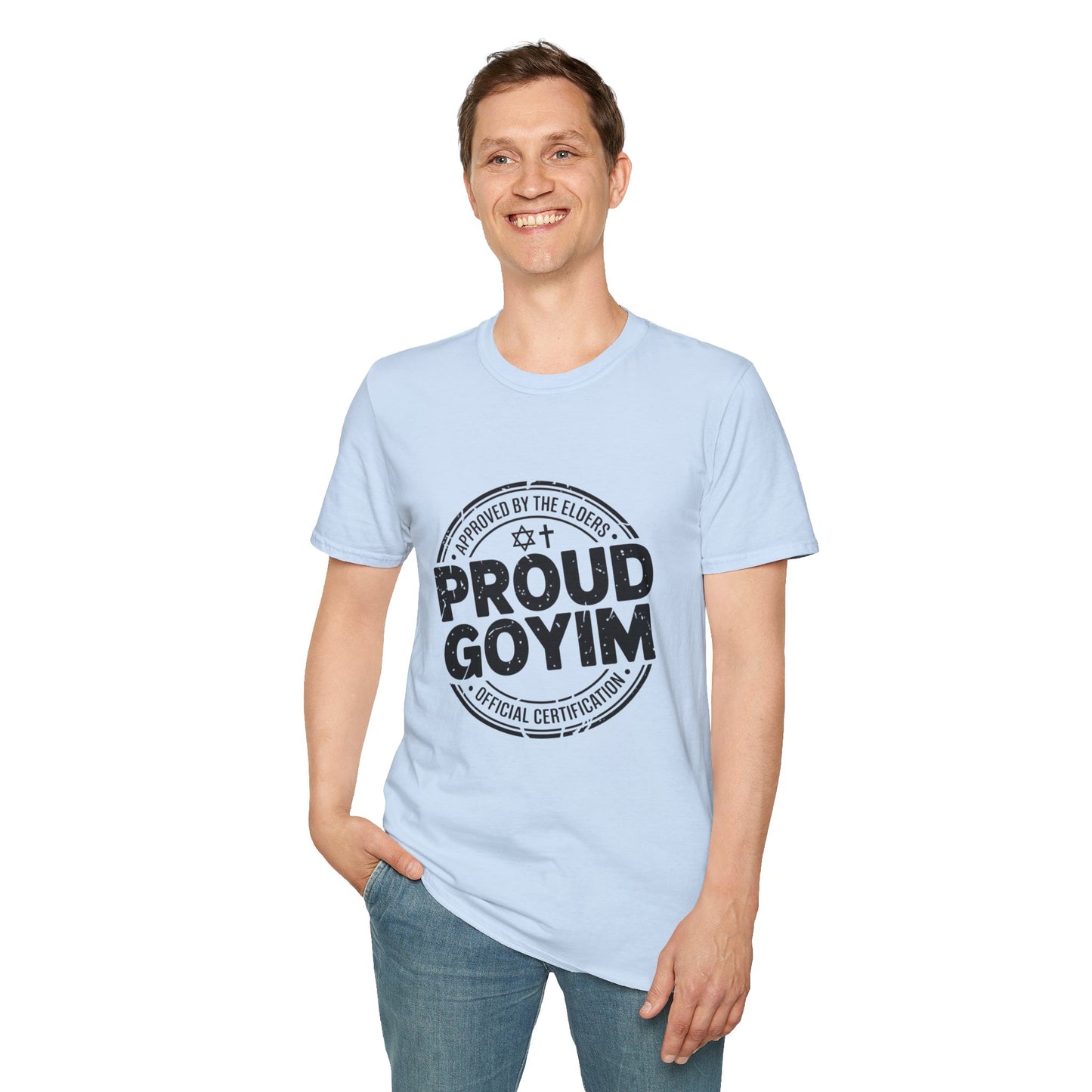 Proud Goyim - Vintage Stamp Pride Tee