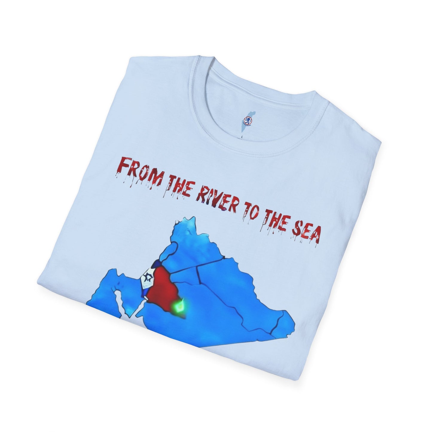 Graphic T-Shirt - "From the River to the Sea" Map Protest Tee