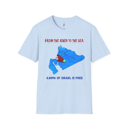 Graphic T-Shirt - "From the River to the Sea" Map Protest Tee