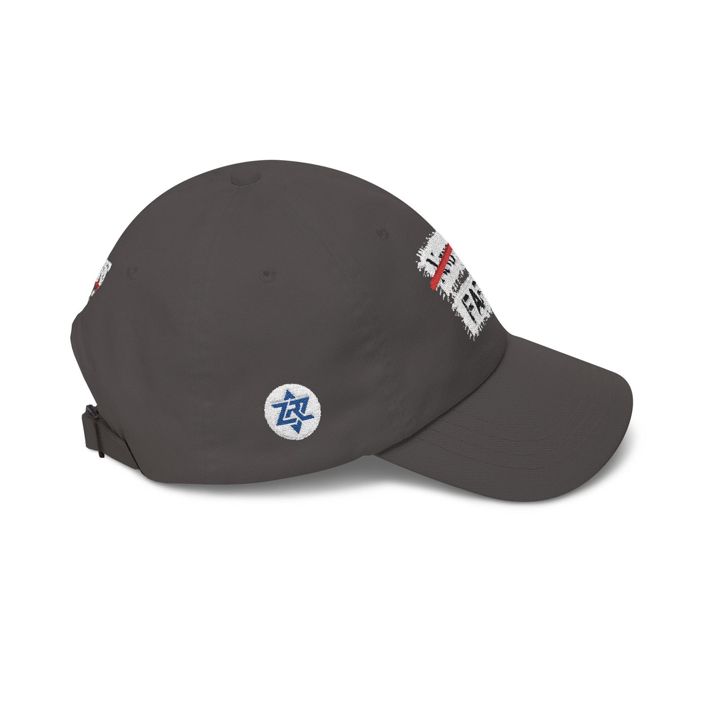 FAFO Dad Cap — "Never Again" Strikethrough