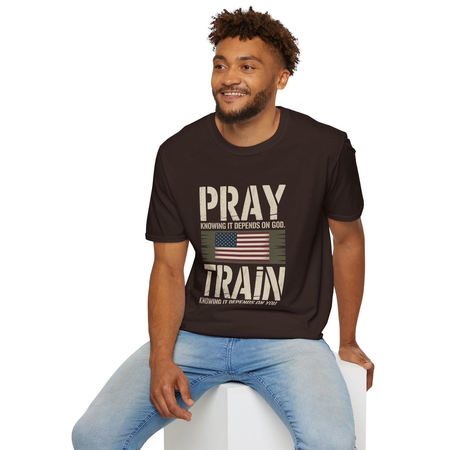 Pray & Train Tee — Faith Meets Effort