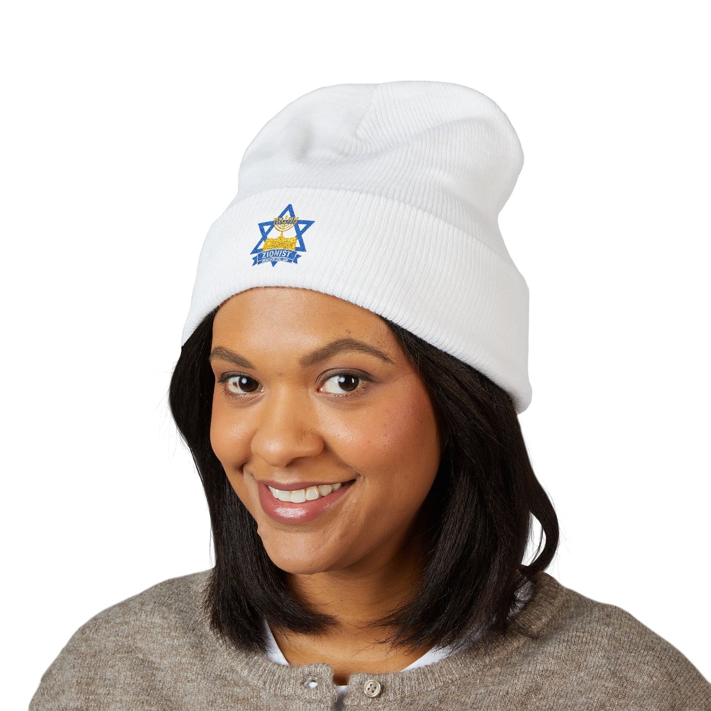 Star of David Cuffed Beanie