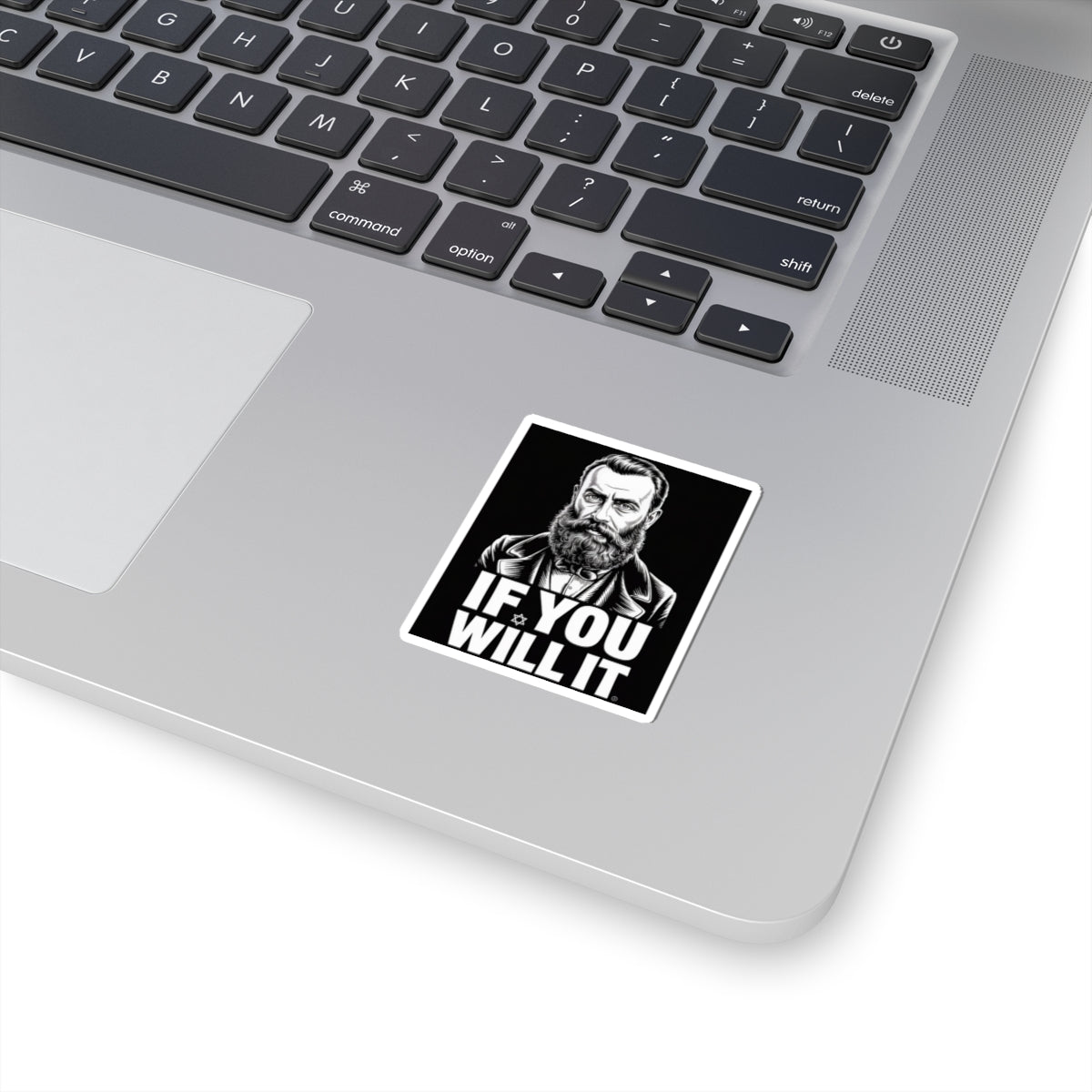 If You Will It — Herzl Quote Sticker (V1 — Original Edition)