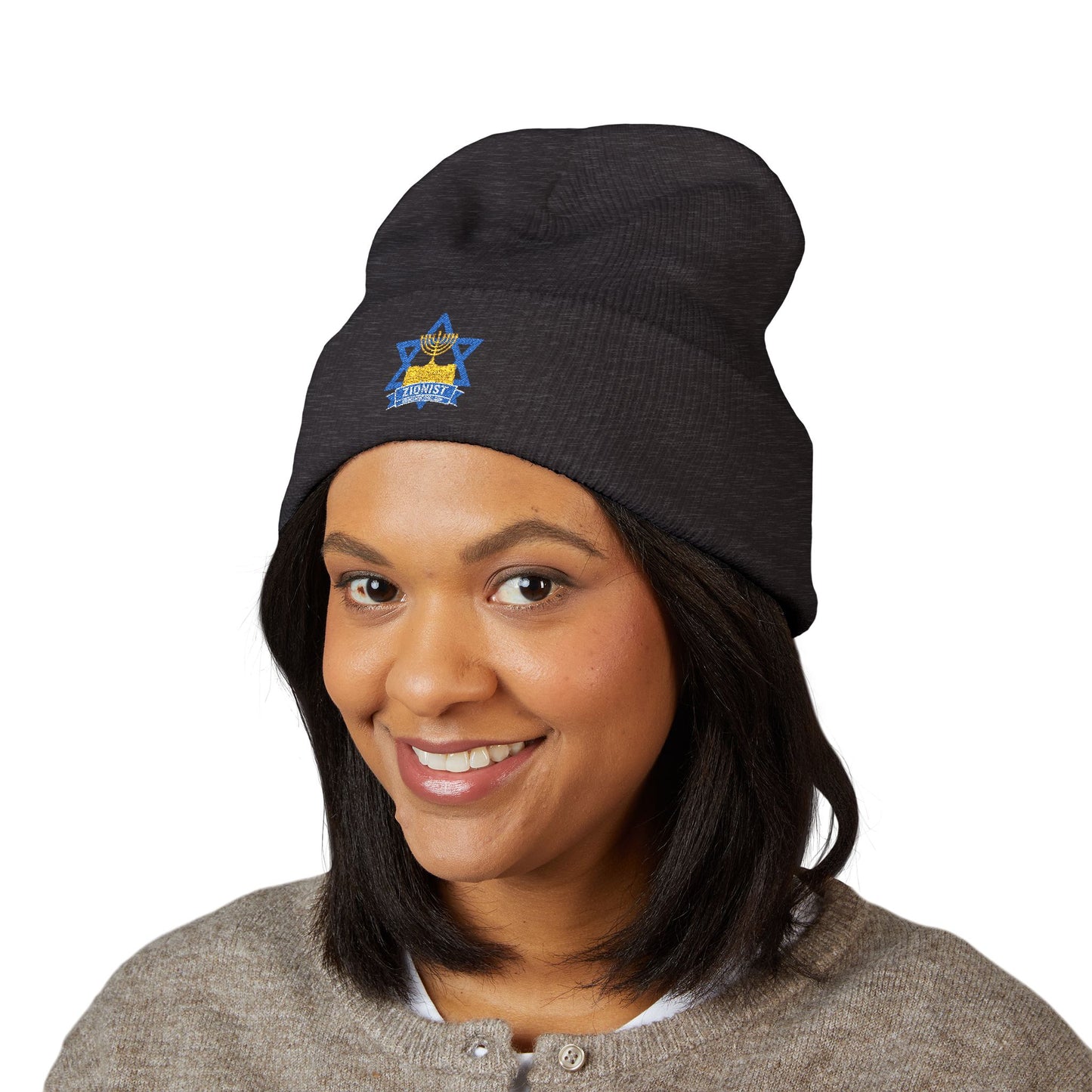 Star of David Cuffed Beanie