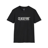 Ceasefire* Statement Tee view 1