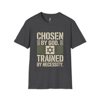 Chosen by God, Trained by Necessity Tee view 4
