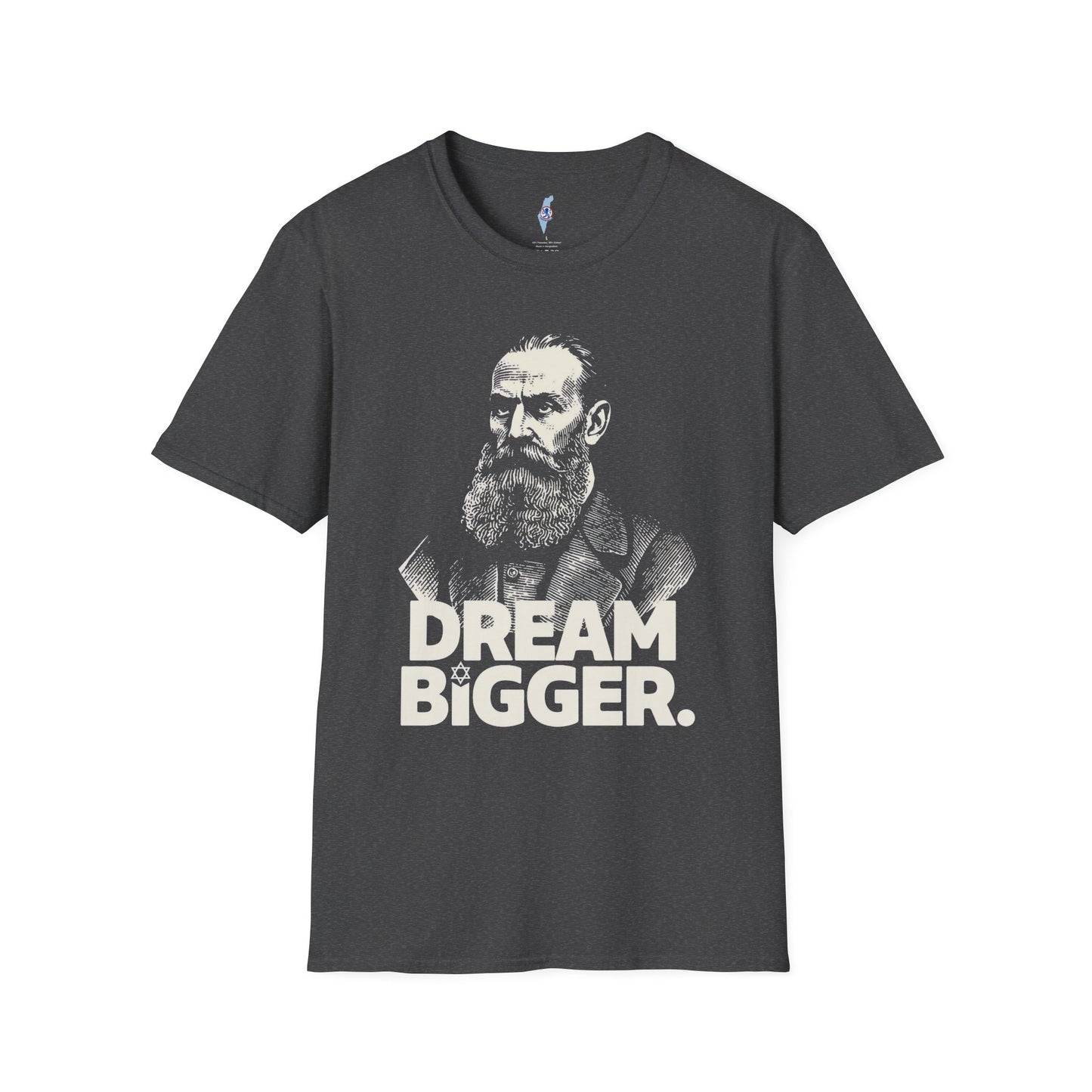 Dream Bigger - Herzl Portrait T-Shirt