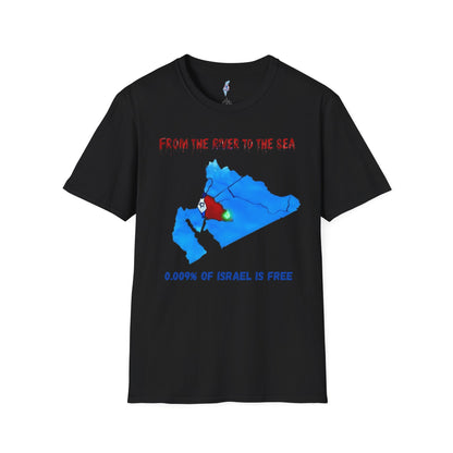 Graphic T-Shirt - "From the River to the Sea" Map Protest Tee