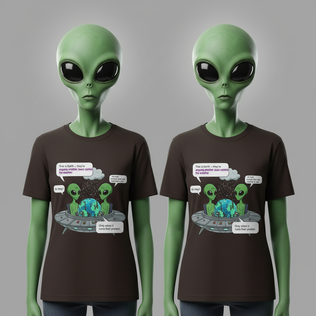 Aliens:  "Jews Control the Weather? - Only When During Protests"