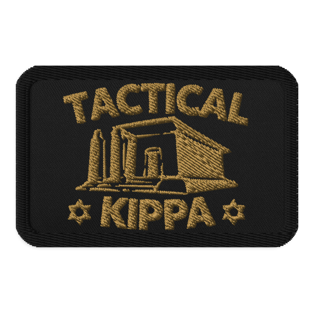 Tactical Kippa Armored Embroidered Patch