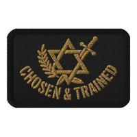 Chosen & Trained Embroidered Patch view 1