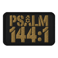 Psalm 144:1 -Embroidered Patch view 1