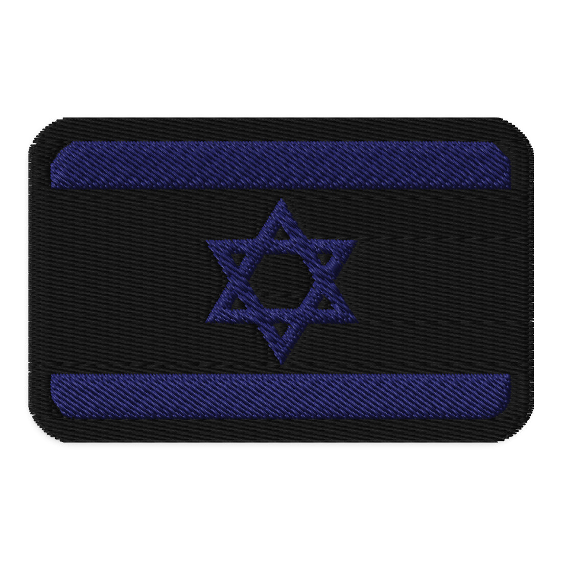 Tactical Israeli Flag Embroidered Patch — Subdued