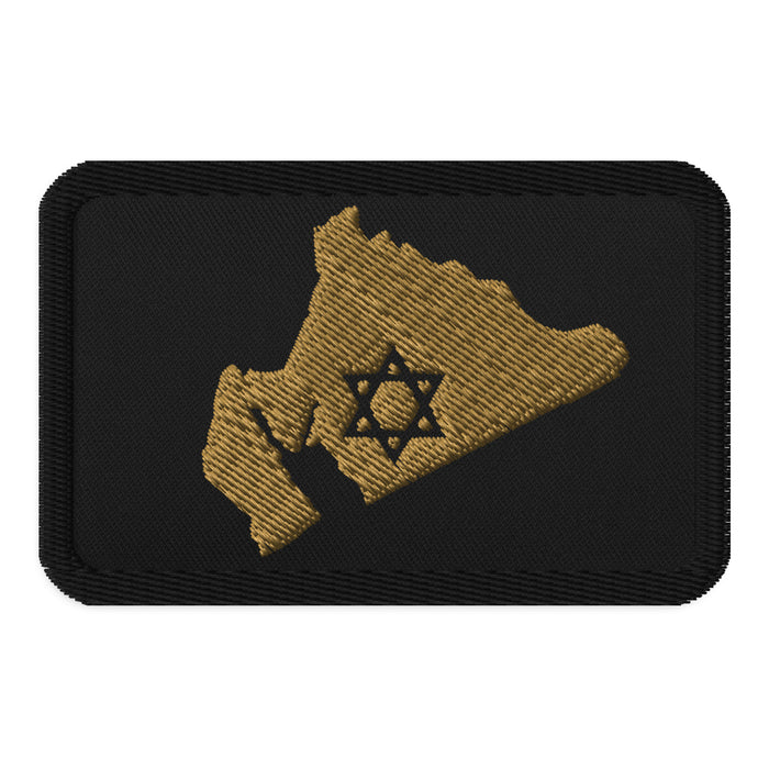 Greater Israel Map Embroidered Patch
